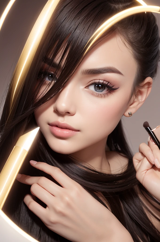 Create a logo for beauty products with your name: RA cosmetics