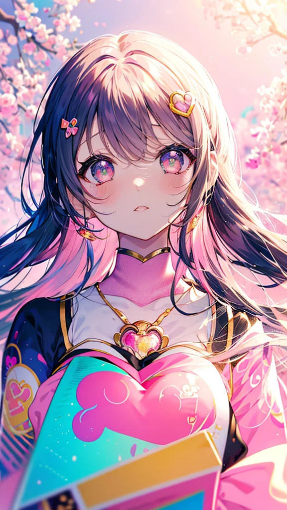 Close-up portrait of person with pink background and pink background, Decora style illustrations, Anime Moe Art Style, Inspired by Hikari Shimoda, Decora style, Cute art style, Half Yamada, by Hikari Shimoda, Anime-style illustrations, Anime style portrait, Anime Girls, e - girl, egirl, by Kamaguruka

