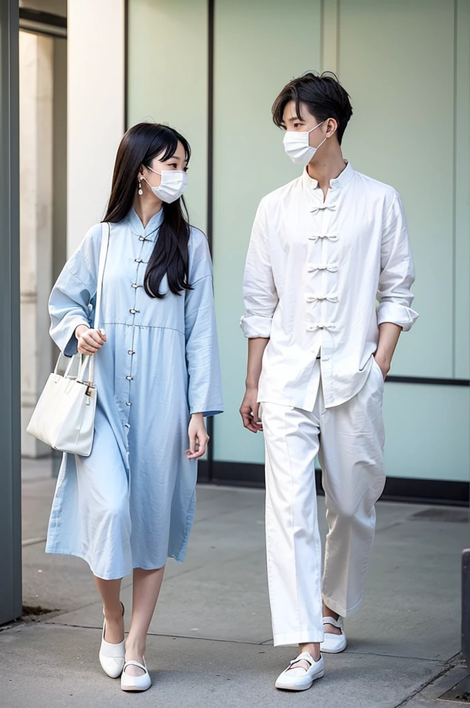 Horse mask,As one of the traditional Chinese costumes,In recent years, it has also become popular in the fashion industry.。This summer,想要几套时尚的Horse mask,可以考虑以下几种风格和Pairing suggestions:Modern minimalist style features:Minimalist cut,Smooth lines,No excessive decoration。
Fabric Selection:Cotton, linen or light silk。
Colors and Patterns:Single color,Like white、Light Blue,Or simple geometric patterns。
Pairing suggestions:Pair with simple modern accessories,Like metal earrings,And a pair of simple flat shoes。