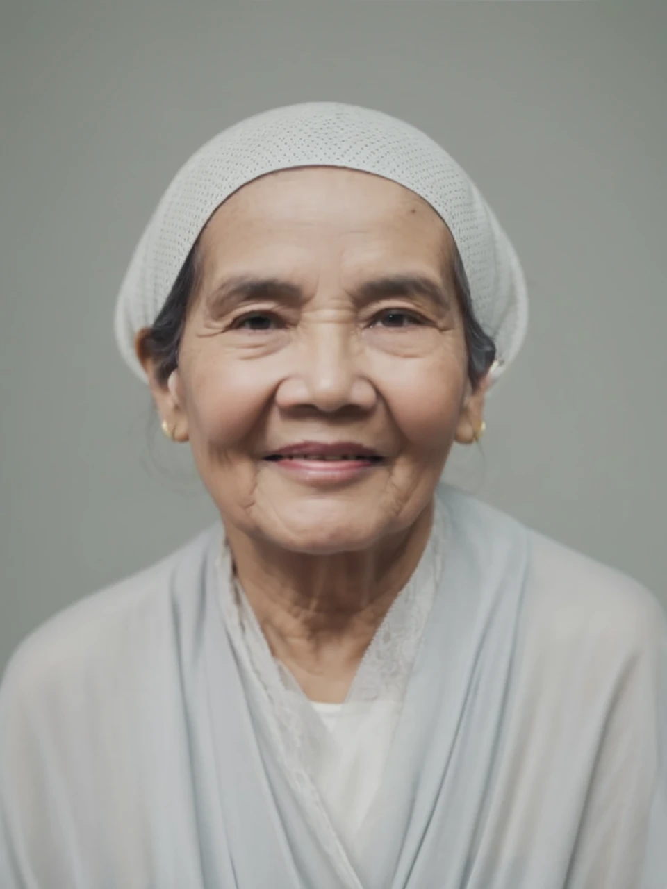 Grandmother Muslim from indonesian