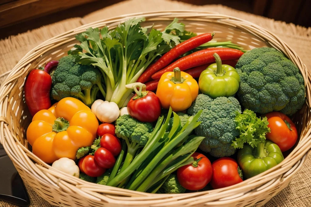 A wide variety of vegetables
