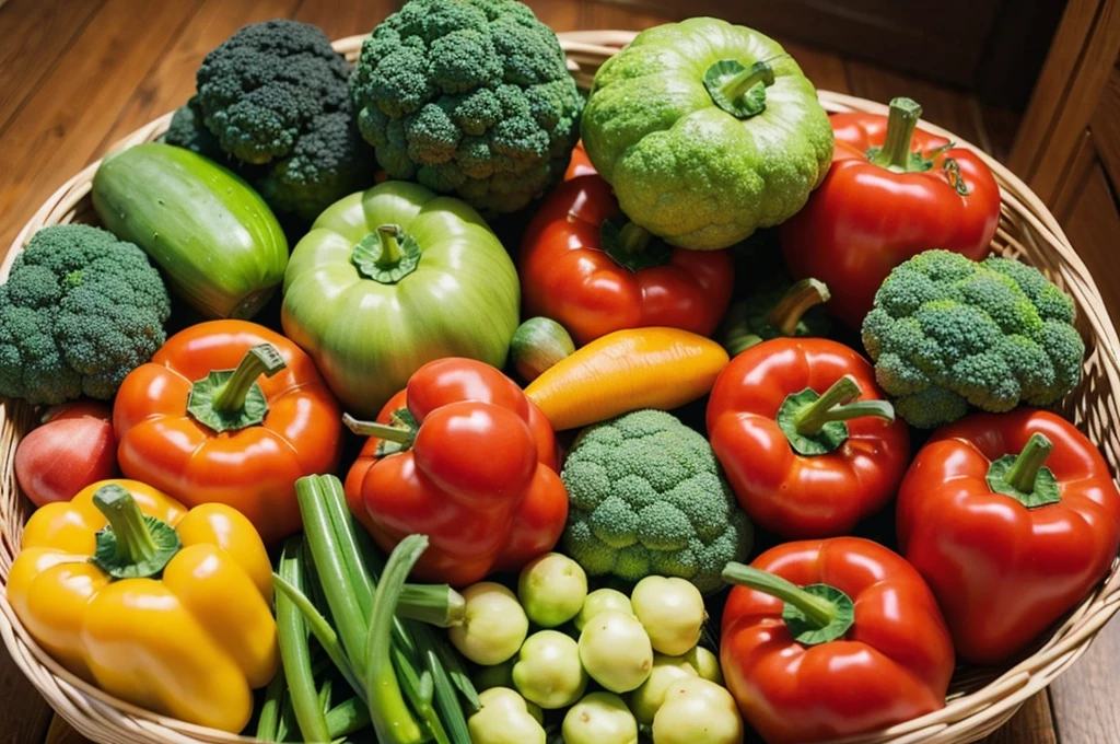 A wide variety of vegetables