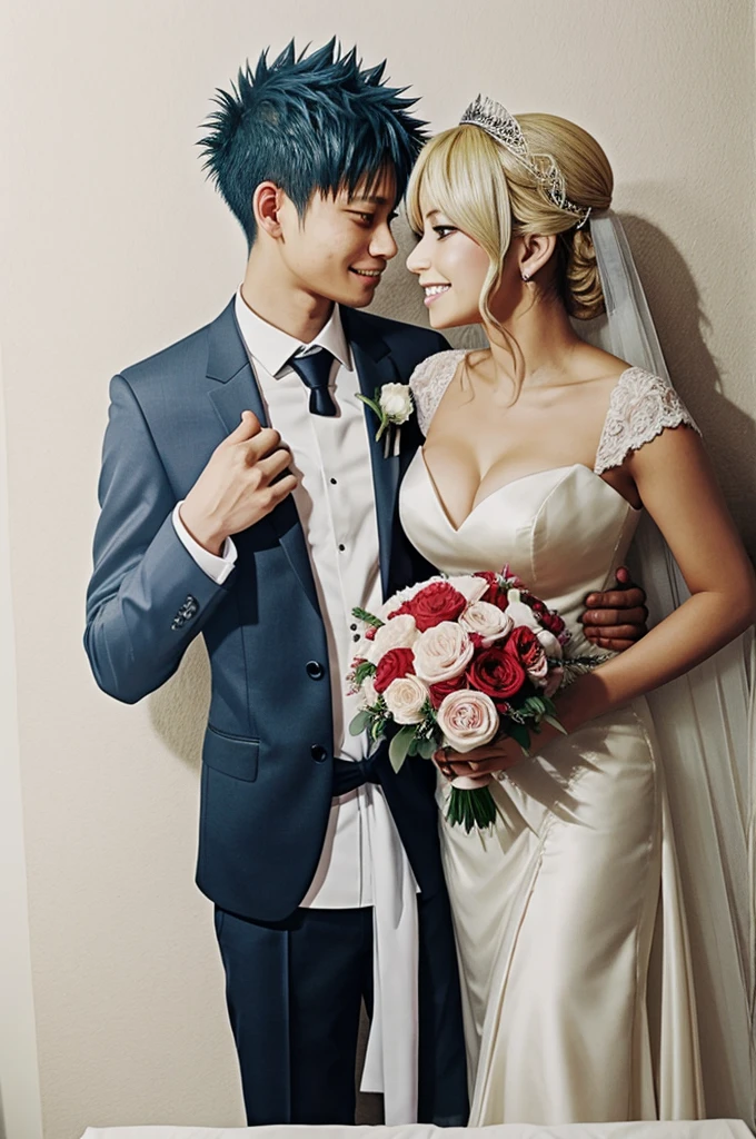 Draw Warumono and Katsuki Bakugou getting married