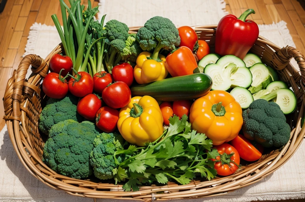 A wide variety of vegetables