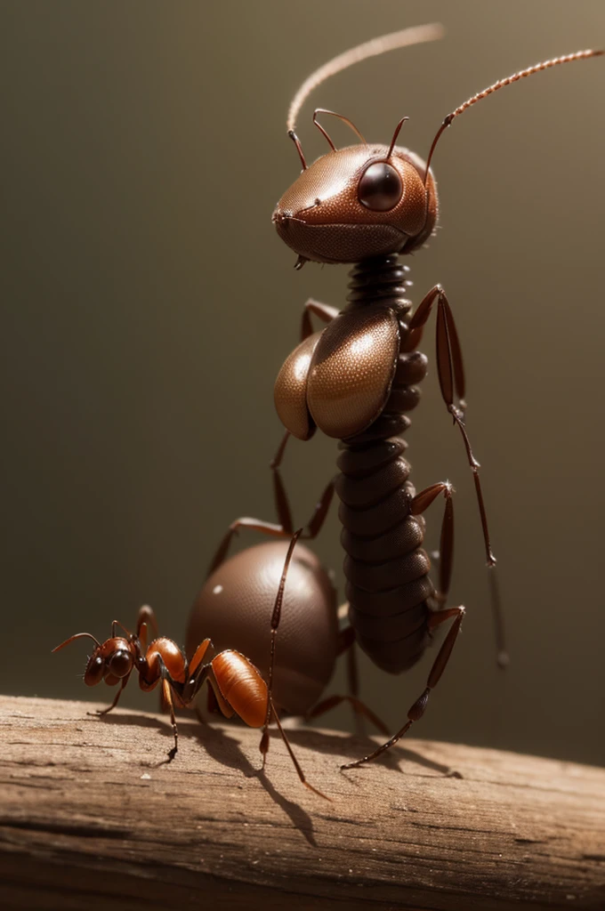 A realistic female ant based on the film Little Ants
