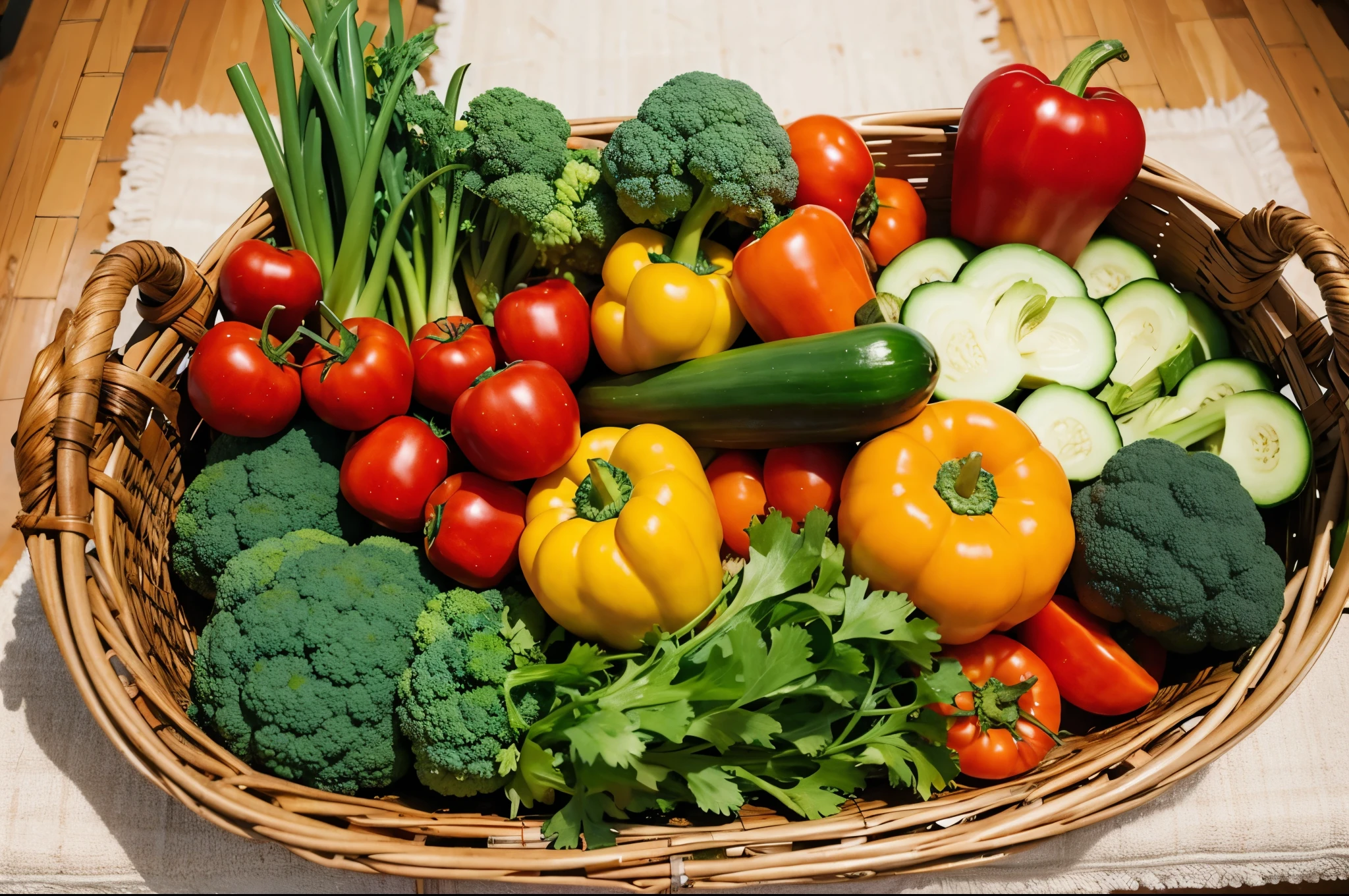 A wide variety of vegetables