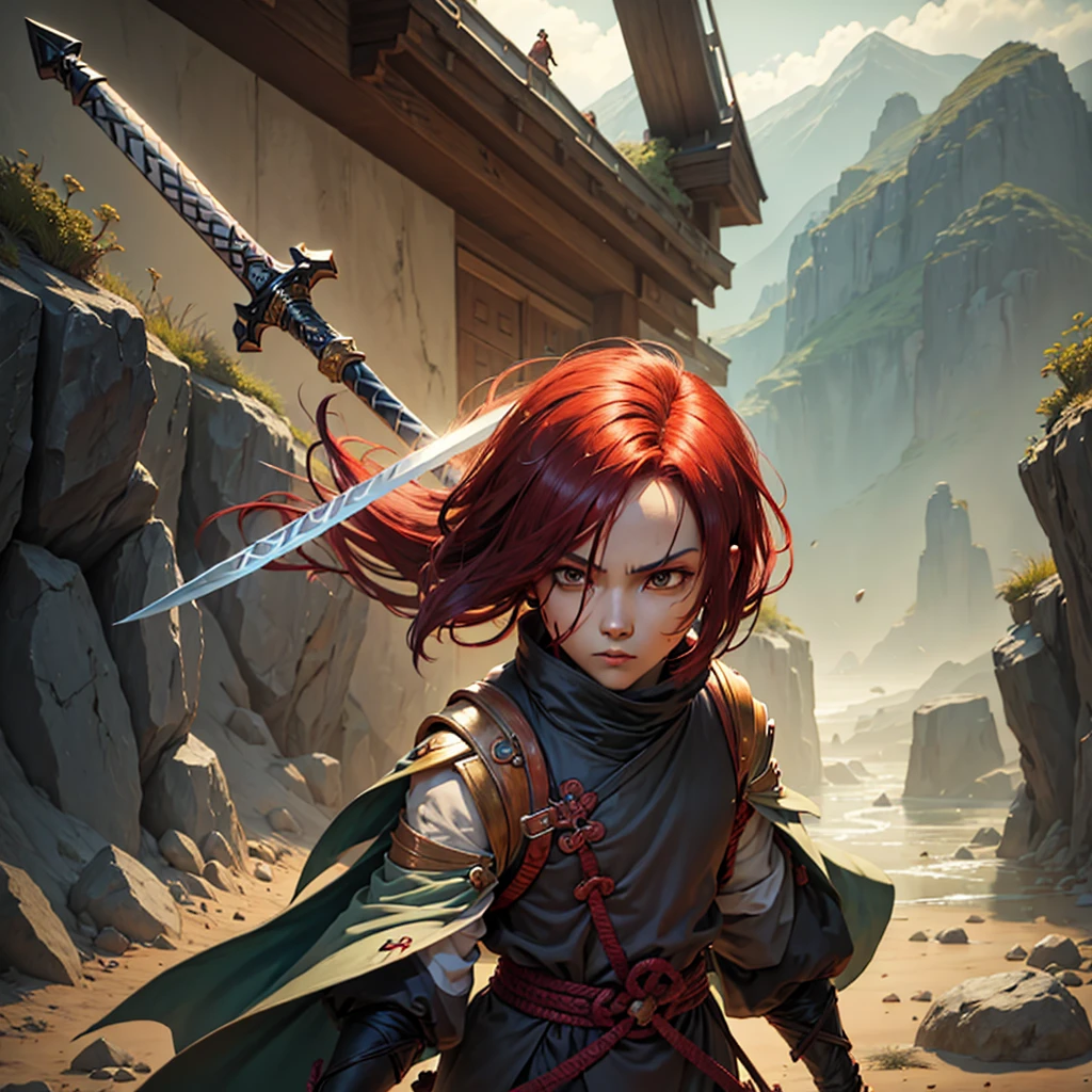 Gaara uses the sword and the sword of Akatsuki