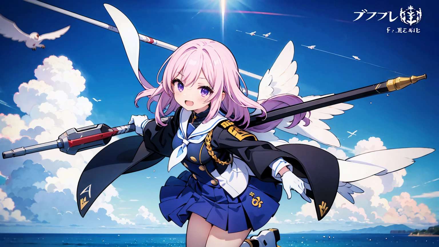 Character Name: Javelin Game: Azur Lane Appearance: Javelin has long purple hair. She is wearing a white and blue sailor uniform with a black neckerchief. She is also wearing white gloves and boots. Personality: Javelin is a cheerful and energetic person who loves to fight. She is also a bit of a tomboy and can be a bit clumsy. Abilities: Javelin is a powerful destroyer who can deal a lot of damage to enemies. She is also able to fire torpedoes that can deal even more damage. Additional details Javelin is one of the most popular characters in Azur Lane. She is often depicted in fan art and cosplay. Javelin is also the mascot of the Japanese destroyer Javelin (DDG-152). Uni-winged.
ちびキャラ
