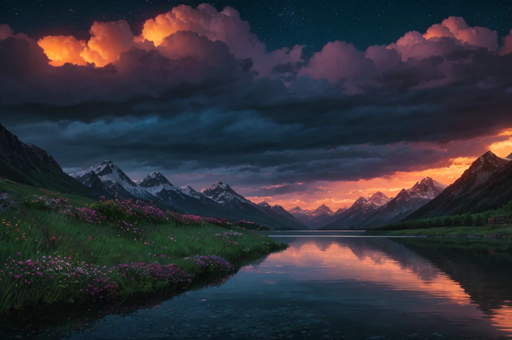masterpiece, best quality, high quality, Extremely detailed CG Unity 8K wallpaper, landscapes, perfect reflection, stunning water surfaces. outdoor, Sky, cloud, dusk, no humans, castle, Gothic, Mountain, landscape, water, trees, blood moon, waterfall, cliff, nature, lake, river, cloudy Sky, Detail enhancement, Detail enhancement, no defects. Award-winning photography, Bokeh, depth of field, high dynamic range, bloom, Color difference, photorealism, Very detailed, complex, high detail, dramatic, Castlevania,
