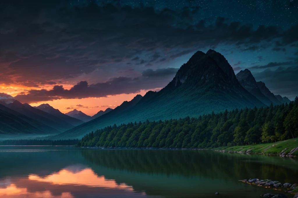 masterpiece, best quality, high quality, Extremely detailed CG Unity 8K wallpaper, landscapes, perfect reflection, stunning water surfaces. outdoor, Sky, cloud, dusk, no humans, castle, Gothic, Mountain, landscape, water, trees, blood moon, waterfall, cliff, nature, lake, river, cloudy Sky, Detail enhancement, Detail enhancement, no defects. Award-winning photography, Bokeh, depth of field, high dynamic range, bloom, Color difference, photorealism, Very detailed, complex, high detail, dramatic, Castlevania,