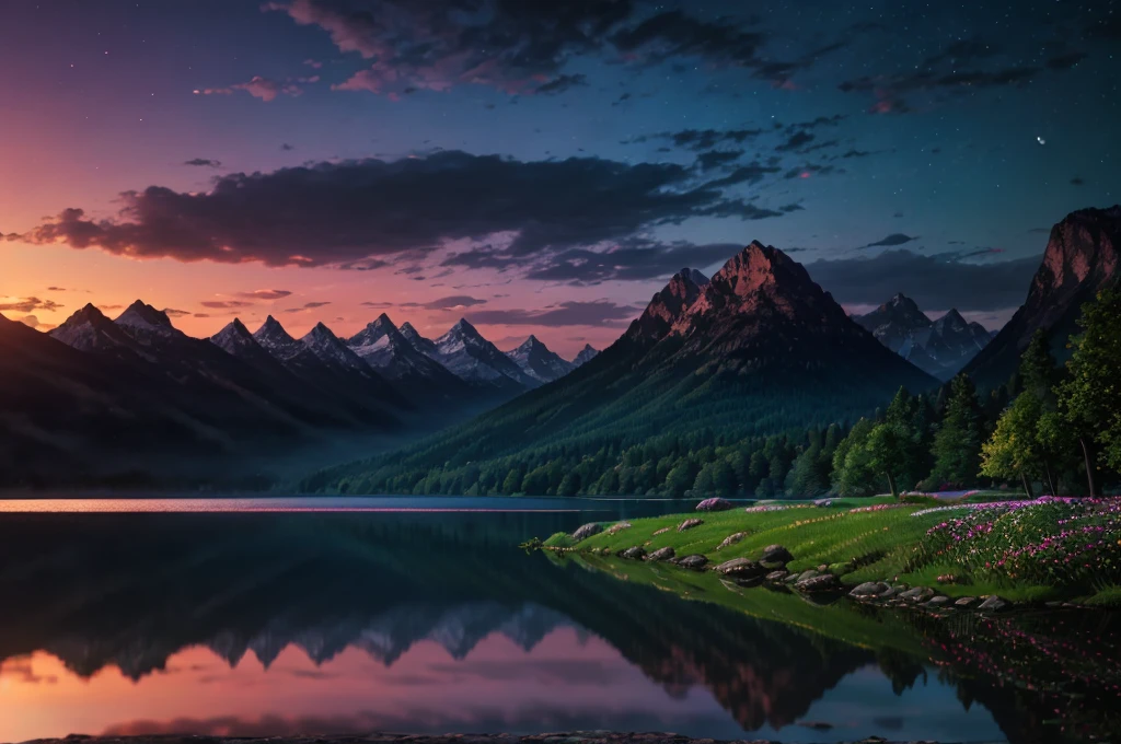 masterpiece, best quality, high quality, Extremely detailed CG Unity 8K wallpaper, landscapes, perfect reflection, stunning water surfaces. outdoor, Sky, cloud, dusk, no humans, castle, Gothic, Mountain, landscape, water, trees, blood moon, waterfall, cliff, nature, lake, river, cloudy Sky, Detail enhancement, Detail enhancement, no defects. Award-winning photography, Bokeh, depth of field, high dynamic range, bloom, Color difference, photorealism, Very detailed, complex, high detail, dramatic, Castlevania,