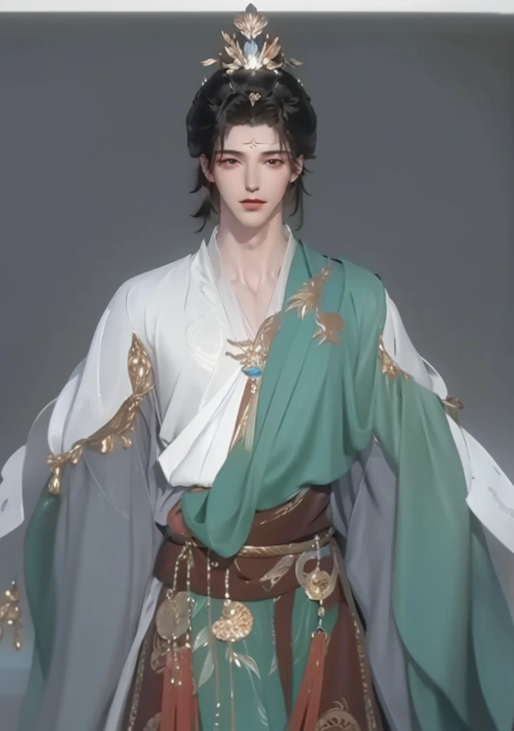 A man,a boy,Men from Dunhuang:1.5,((best quality, 8K, masterpiece:1.3)), Key Points: 1.2, Perfect body beauty: 1.4, , Highly detailed face and skin texture, , (Residence: 1.3), , Gu Weiss, Gurwitz-style artwork, , author:Yang Jie, Epic and beautiful character art, Stunning character art, author:Fan Qi, by Wuzhun Shifan, pixiv art station 街道 Gu Weiss, , Strong sense of detail and layering, rich and colorful, Has a unique texture, rich and rich and colorful, color, vivid, Design Art, 16K, Very detailed, {{illustration}}, {Extremely refined}, {Exquisite surface treatment}, Very detailed, Delicate and shining eyes, {{light}}, 极端light效果, Model: realism, CFG size: 12, Laura: Bright texture (1.35), high quality, masterpiece, Exquisite facial features, Delicate hair depiction, Detailed depiction of the eyes, masterpiece, best quality, Ray Tracing, Extremely detailed CG unified 8K wallpaper, masterpiece, best quality,