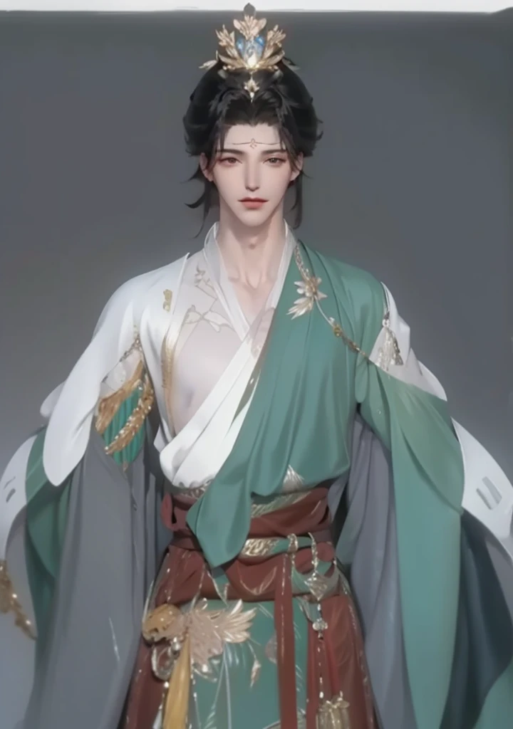 A man,a boy,Men from Dunhuang:1.5,((best quality, 8K, masterpiece:1.3)), Key Points: 1.2, Perfect body beauty: 1.4, , Highly detailed face and skin texture, , (Residence: 1.3), , Gu Weiss, Gurwitz-style artwork, , author:Yang Jie, Epic and beautiful character art, Stunning character art, author:Fan Qi, by Wuzhun Shifan, pixiv art station 街道 Gu Weiss, , Strong sense of detail and layering, rich and colorful, Has a unique texture, rich and rich and colorful, color, vivid, Design Art, 16K, Very detailed, {{illustration}}, {Extremely refined}, {Exquisite surface treatment}, Very detailed, Delicate and shining eyes, {{light}}, 极端light效果, Model: realism, CFG size: 12, Laura: Bright texture (1.35), high quality, masterpiece, Exquisite facial features, Delicate hair depiction, Detailed depiction of the eyes, masterpiece, best quality, Ray Tracing, Extremely detailed CG unified 8K wallpaper, masterpiece, best quality,