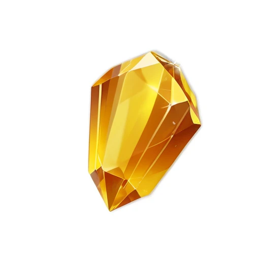there is a yellow crystal with a yellow background, yellow crystal gem, broken, Glowing amber, crystal material, [ Fragments, crystall, ashes crystal, 3d icons for mobile games, Providential, partially spacey crystallized, crystalline, Realistic Gold, crystal, crystal Fragments, Shiny gold, Goldpi, brokening, Golden Skin, Man-made production
