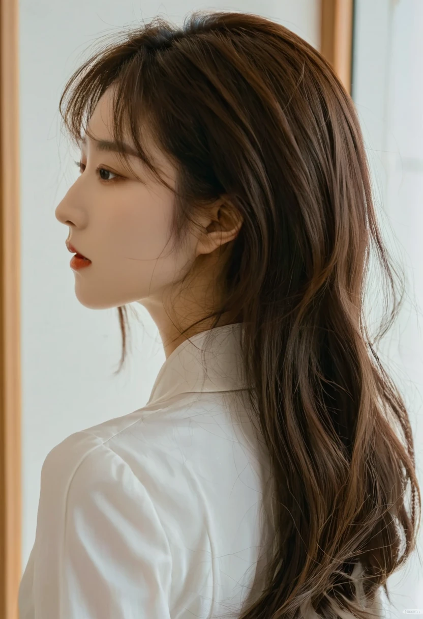 Apparition,Ghost,Girl, Two women,hair is like a snake,Mouth on the back of the head,One person,Lips on the back of the head, put your mouth on the back of the head,Beauty,Realistic Women, lovely,Japanese