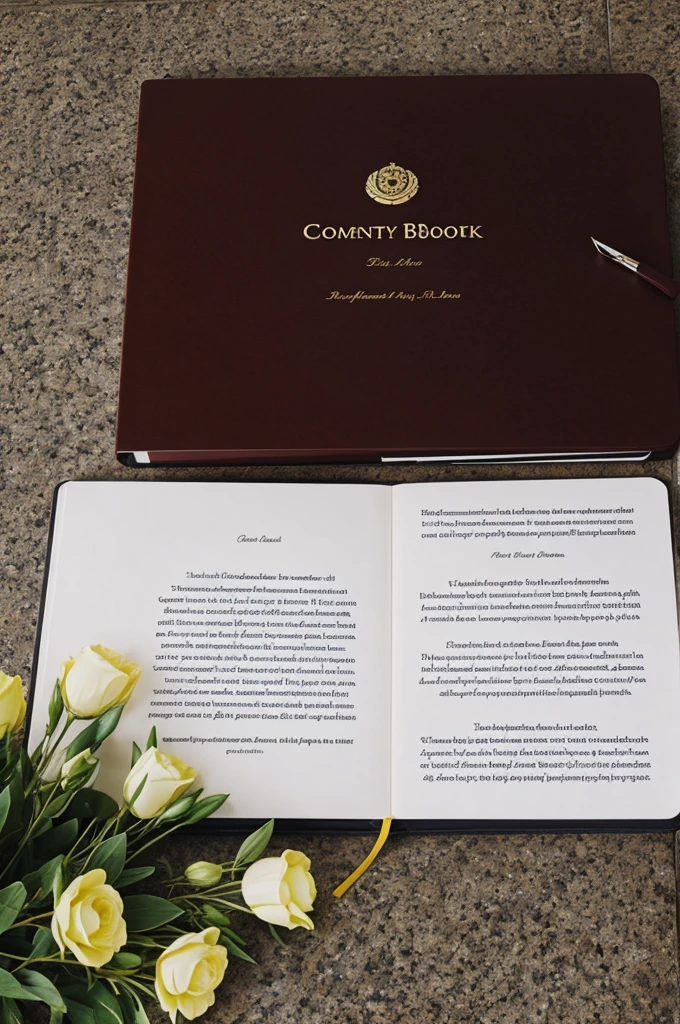 condolence book
