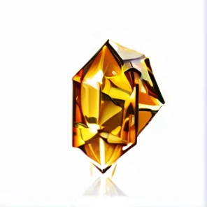 yellow crystal glowing amber, Golden,ore,Crystal clear,high quality,Crisp details
