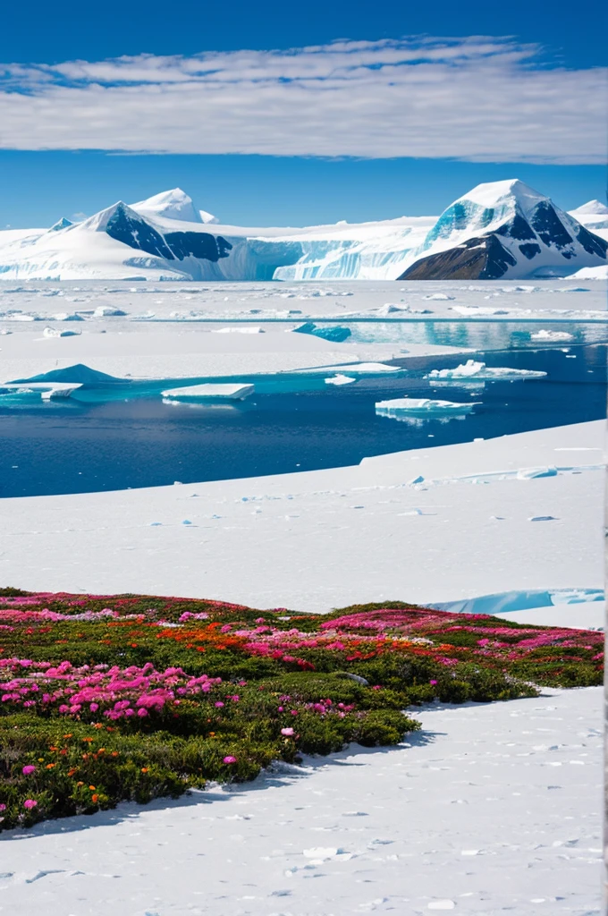 Flowers in Antarctica