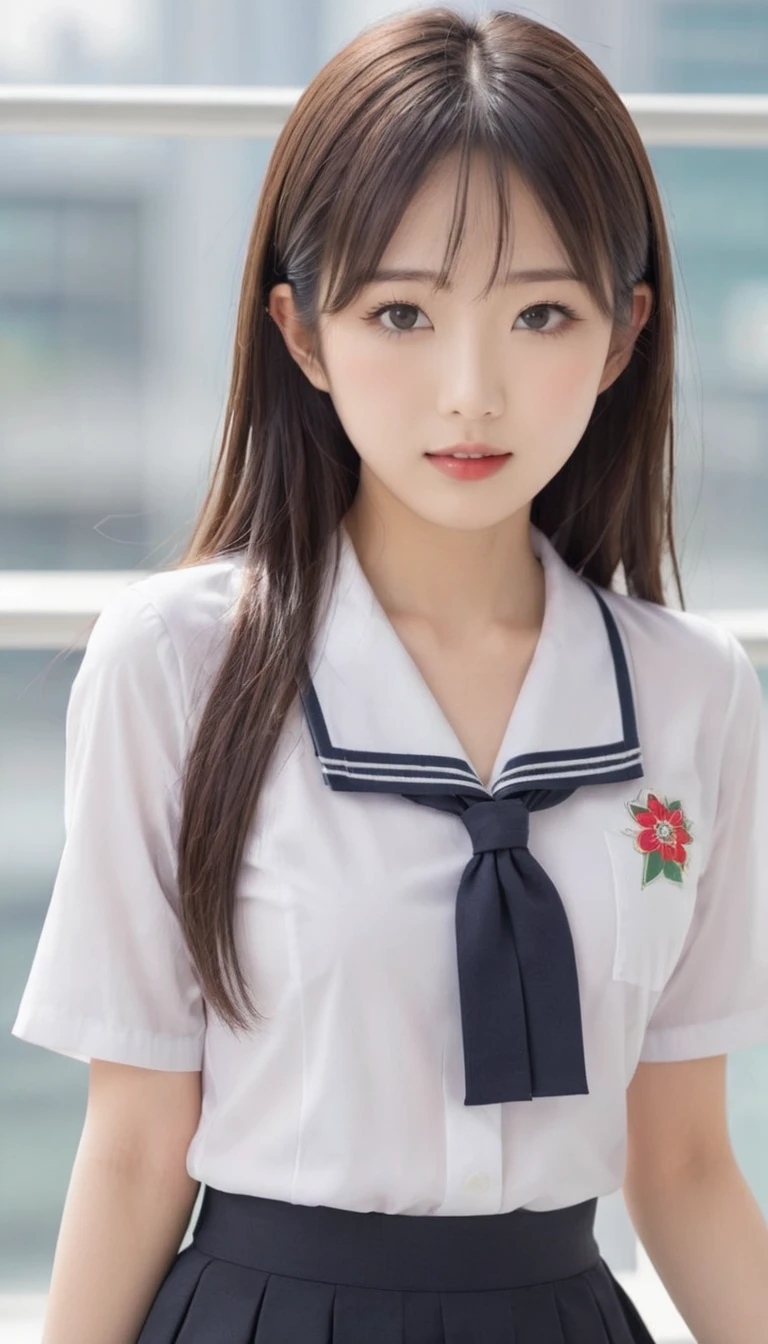 Japanese Beauty,21 years old,company employee,uniform