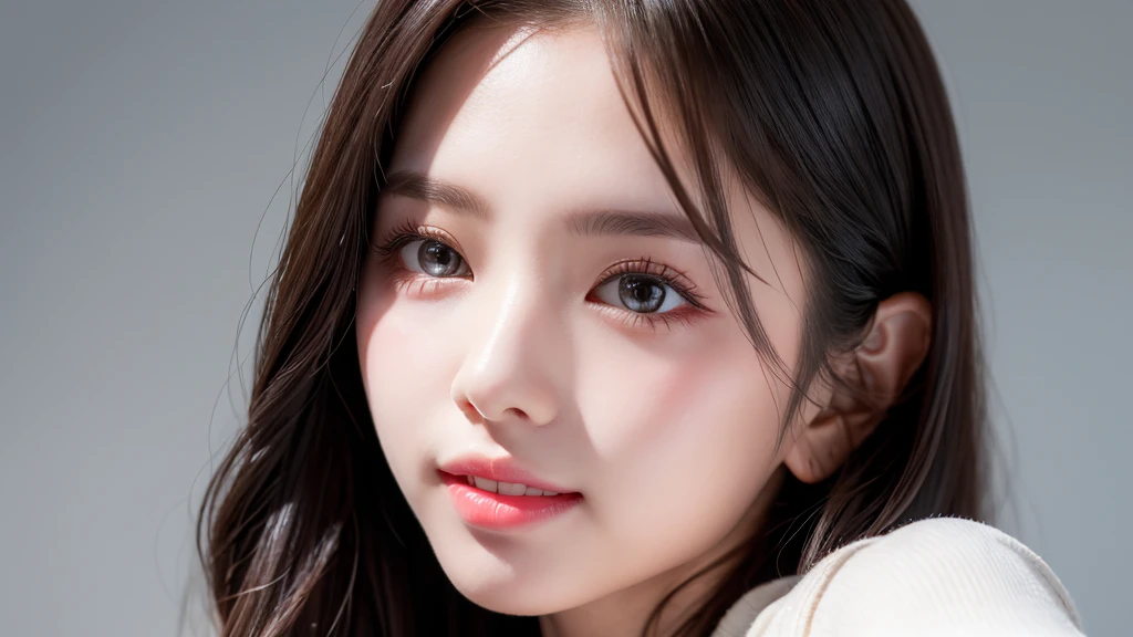 A cute girl is getting adrenaline from the rising stock prices、Medium Hair,Natural color lip, smile,20-year-old girl、Perfect beautiful face and fingers,Blur the background、Physiologically correct body、Beautifully detailed face、Perfect and beautiful double eyelids、Small face