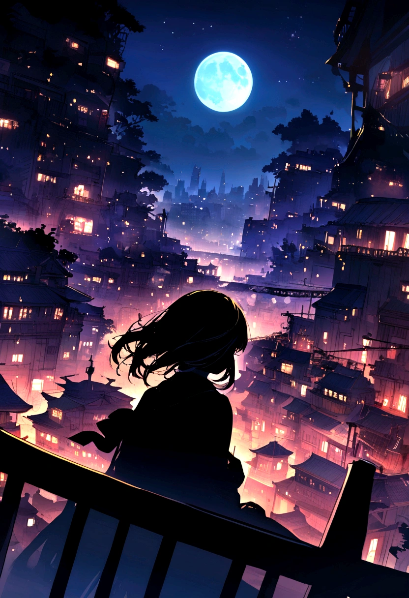 City Night View silhouette