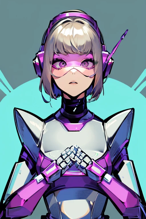 empty eyes,robotized woman,robot transformation ,big bust,Robot Joint