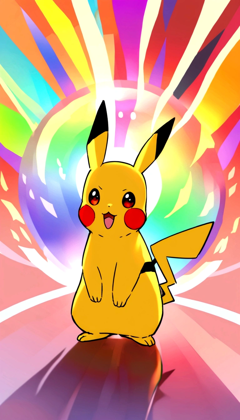 Create an image of Pikachu, Make him an adult