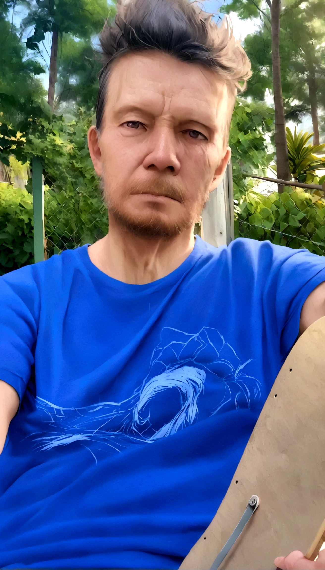there is a man sitting on a bench with a skateboard, 4 0 year old man, 38 years, 27 years old, 28 years old, 29 years, 32 years old, 36 years old, duchanee, (38 years), 5 0 year old man, 35 years old, 35 years old