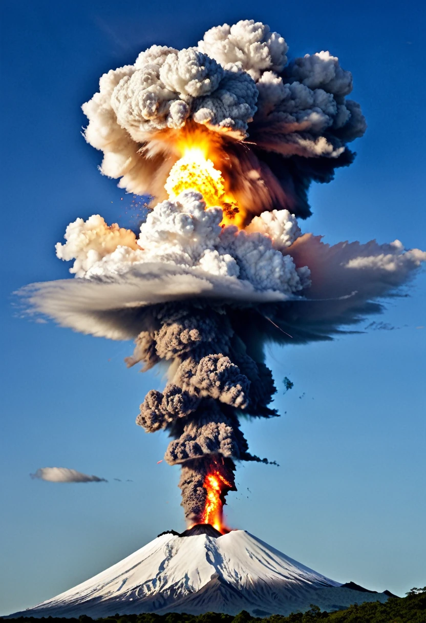 to erupt