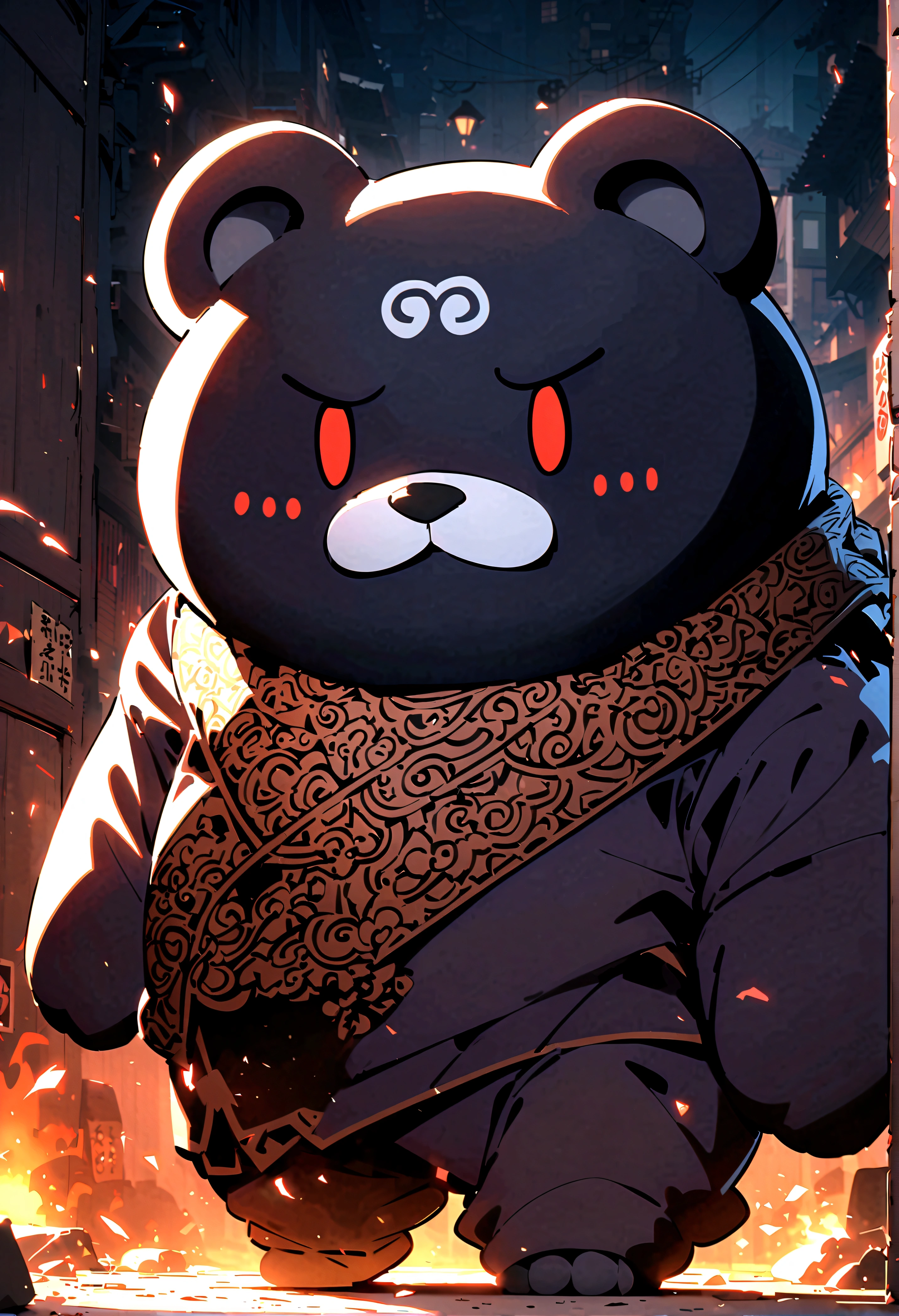 Kumamoto Prefecture's official PR mascot、Kumamon、A character resembling a black Asiatic black bear、Kumamonダンス、Black body hair、Red cheeks、yurukawa、