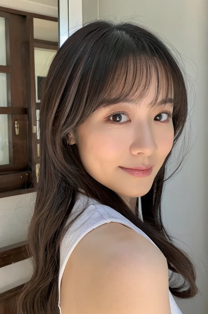 ((Highest quality)), ((masterpiece)), (detailed),Perfect Face,Japanese,Mature Woman,Upper Body