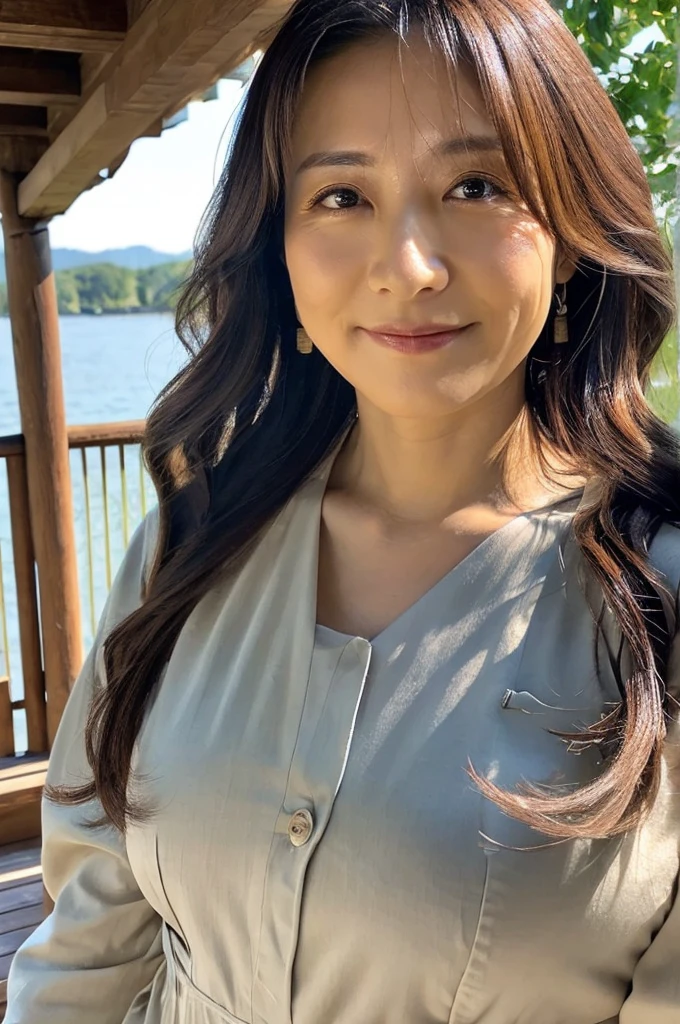 ((Highest quality)), ((masterpiece)), (detailed),Perfect Face,Japanese,Mature Woman,Upper Body