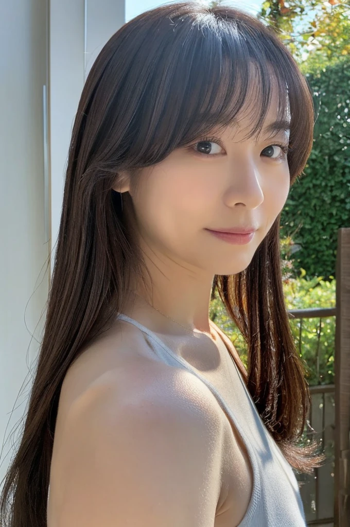 ((Highest quality)), ((masterpiece)), (detailed),Perfect Face,Japanese,Mature Woman,Upper Body
