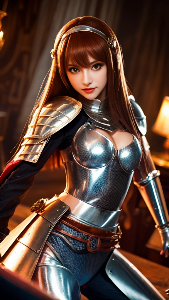 A sexual knight girl.