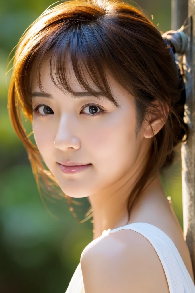 (Highest quality)), ((masterpiece)), (detailed),Perfect Face,Japanese,Mature Woman,Upper Body