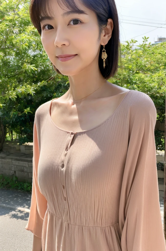 (Highest quality)), ((masterpiece)), (detailed),Perfect Face,Japanese,Mature Woman,Upper Body