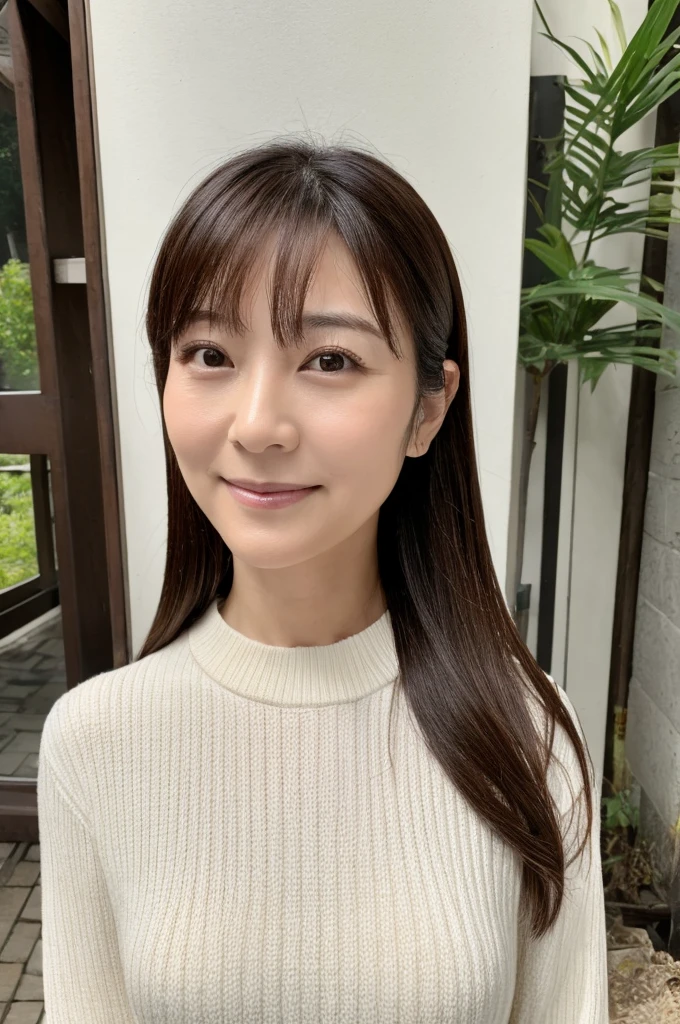 (Highest quality)), ((masterpiece)), (detailed),Perfect Face,Japanese,Mature Woman,Upper Body