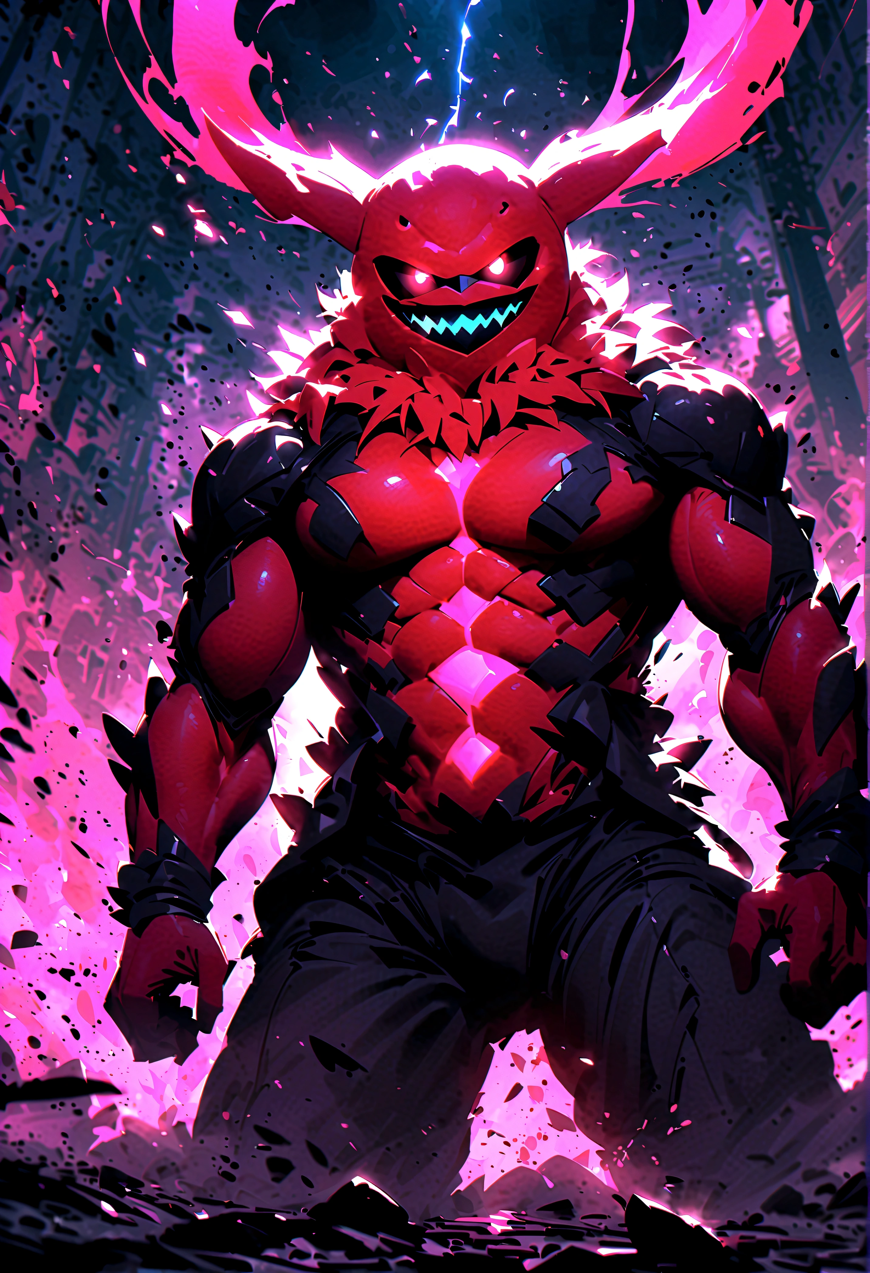 Chiba Prefecture mascot character、Chiba-kun、The more we face the unknown, the more courage and passion we have.、Because my body glows red、red body hair、Mysterious creatures living in Chiba Prefecture