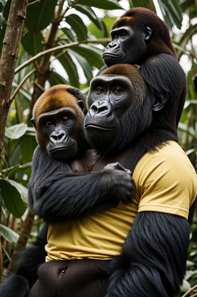 Gorilla with Colombia shirt