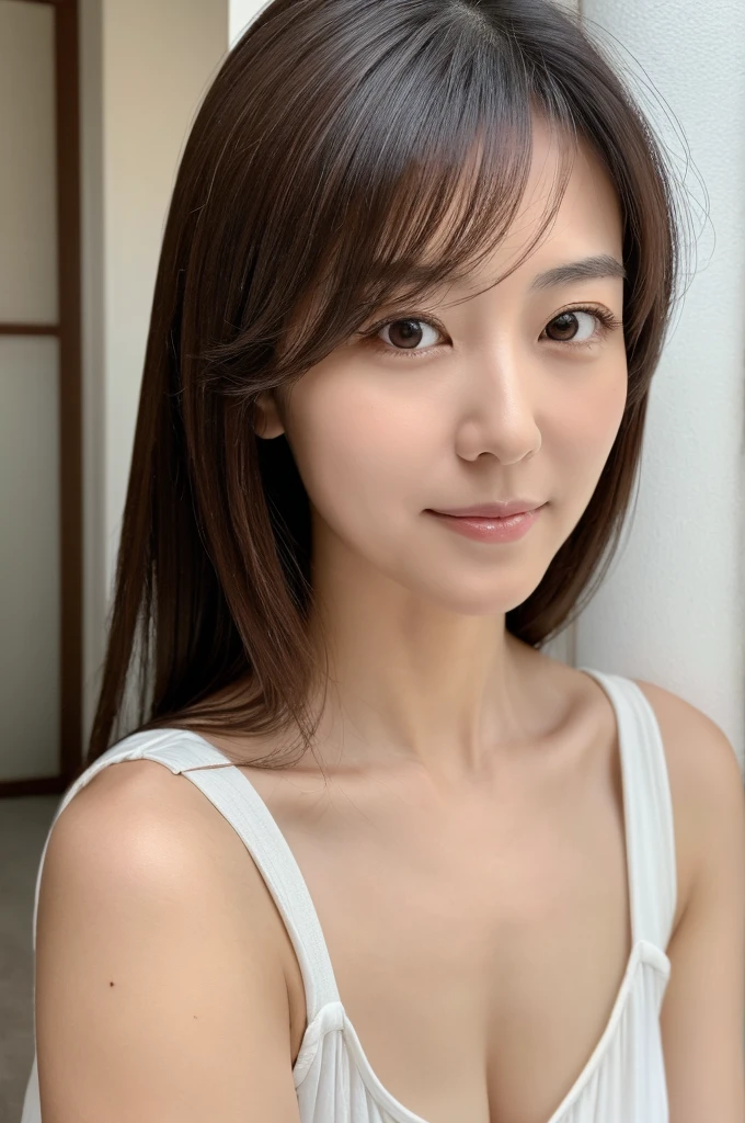 (Highest quality)), ((masterpiece)), (detailed),Perfect Face,Japanese,Mature Woman,Upper Body