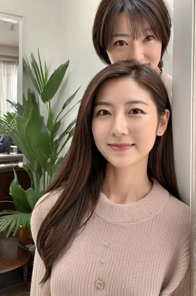 (Highest quality)), ((masterpiece)), (detailed),Perfect Face,Japanese,Mature Woman,Upper Body