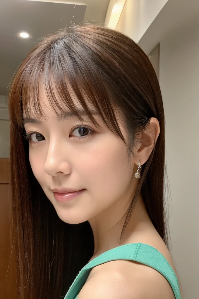 (Highest quality)), ((masterpiece)), (detailed),Perfect Face,Japanese,Mature Woman,Upper Body