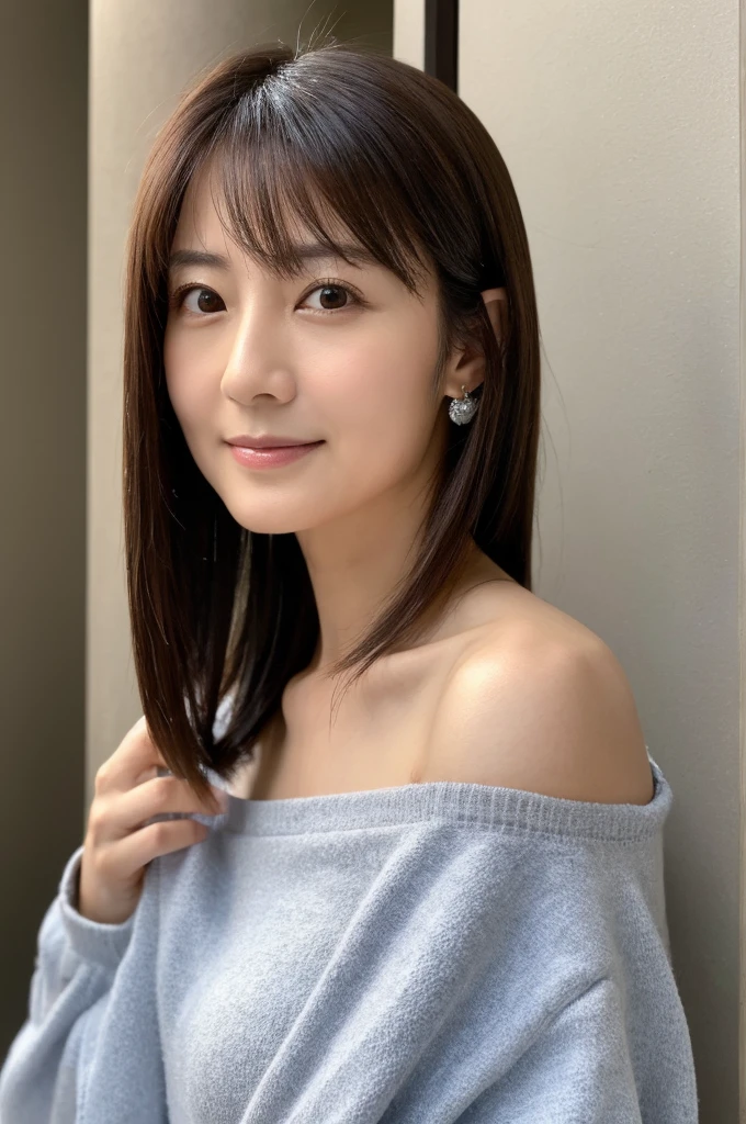 (Highest quality)), ((masterpiece)), (detailed),Perfect Face,Japanese,Mature Woman,Upper Body