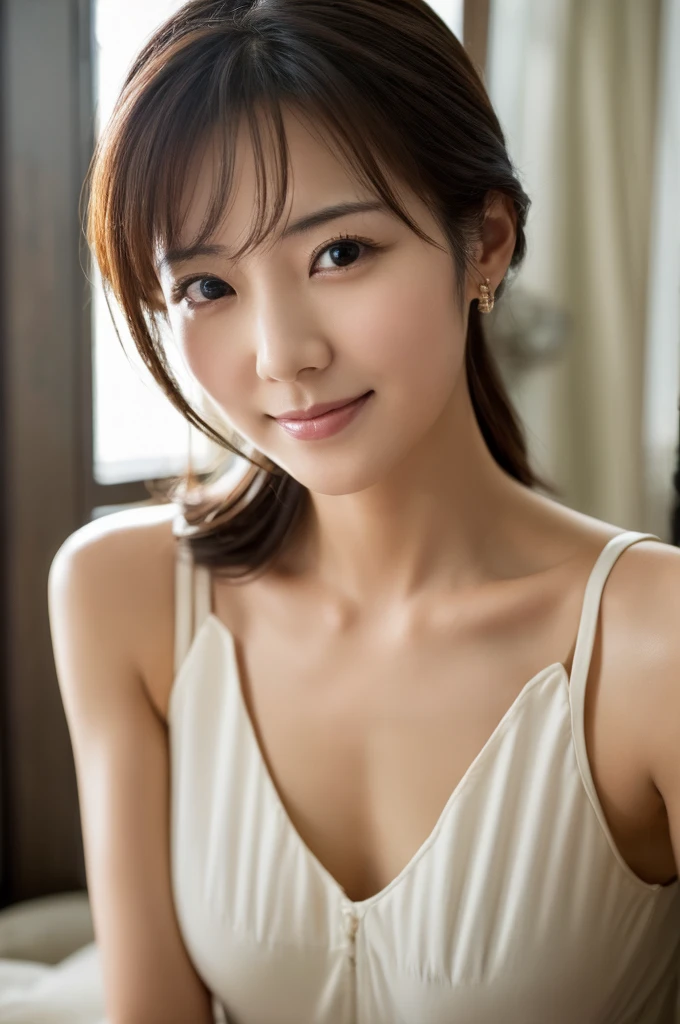 (Highest quality)), ((masterpiece)), (detailed),Perfect Face,Japanese,Mature Woman,Upper Body