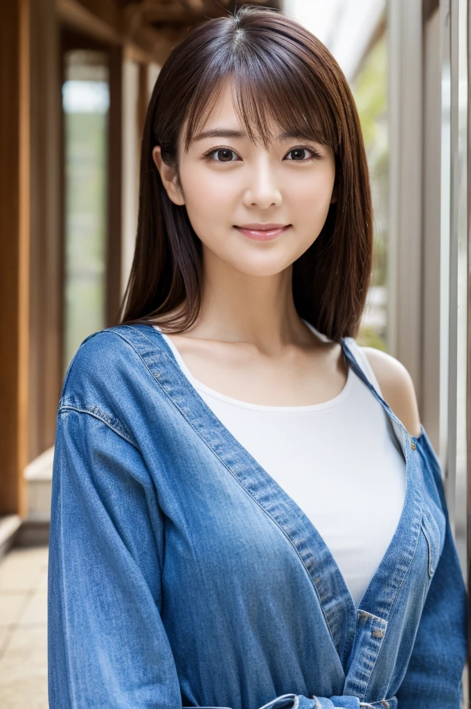 (Highest quality)), ((masterpiece)), (detailed),Perfect Face,Japanese,Mature Woman,Upper Body