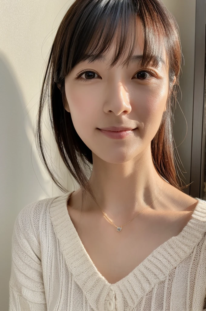 (Highest quality)), ((masterpiece)), (detailed),Perfect Face,Japanese,Mature Woman,Upper Body