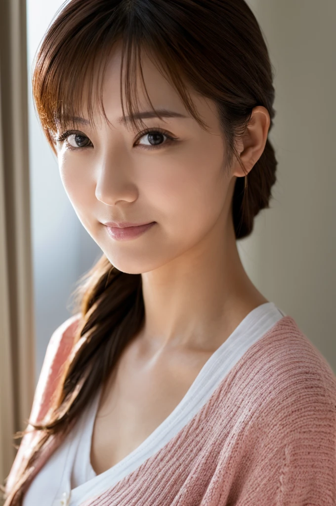 (Highest quality)), ((masterpiece)), (detailed),Perfect Face,Japanese,Mature Woman,Upper Body