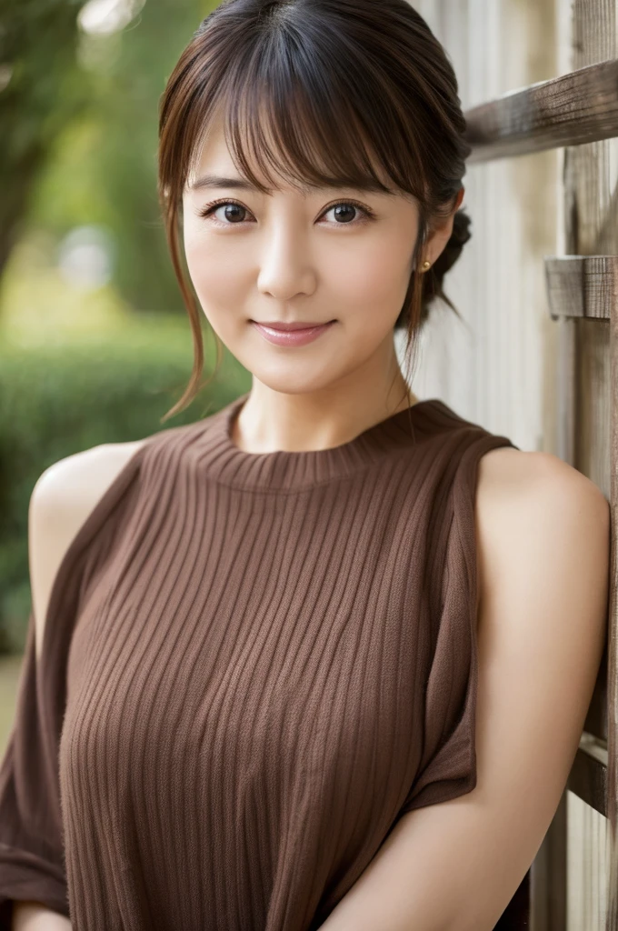 (Highest quality)), ((masterpiece)), (detailed),Perfect Face,Japanese,Mature Woman,Upper Body