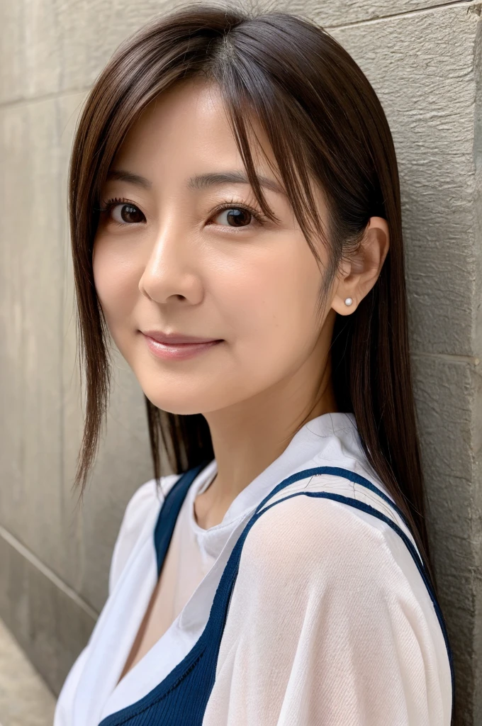 (Highest quality)), ((masterpiece)), (detailed),Perfect Face,Japanese,Mature Woman,Upper Body