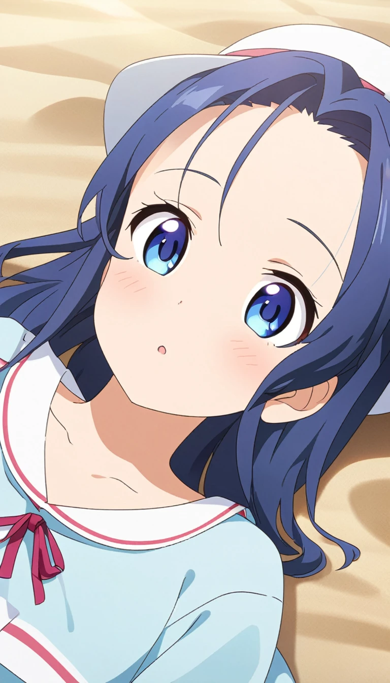 Anime girl lying on the beach wearing a hat, Cute girl anime visuals, Cute Anime Girl, 4k anime wallpaper, Beautiful Anime Girls, Smooth anime CG art, Anime Style 4k, Cute Anime Girl, Gwaiz, Best anime 4k konachan wallpaper, Beautiful anime portraits, At the Beach, , Cute Anime Girl portraits, 